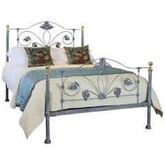Blue Cast Iron Bed, MK140