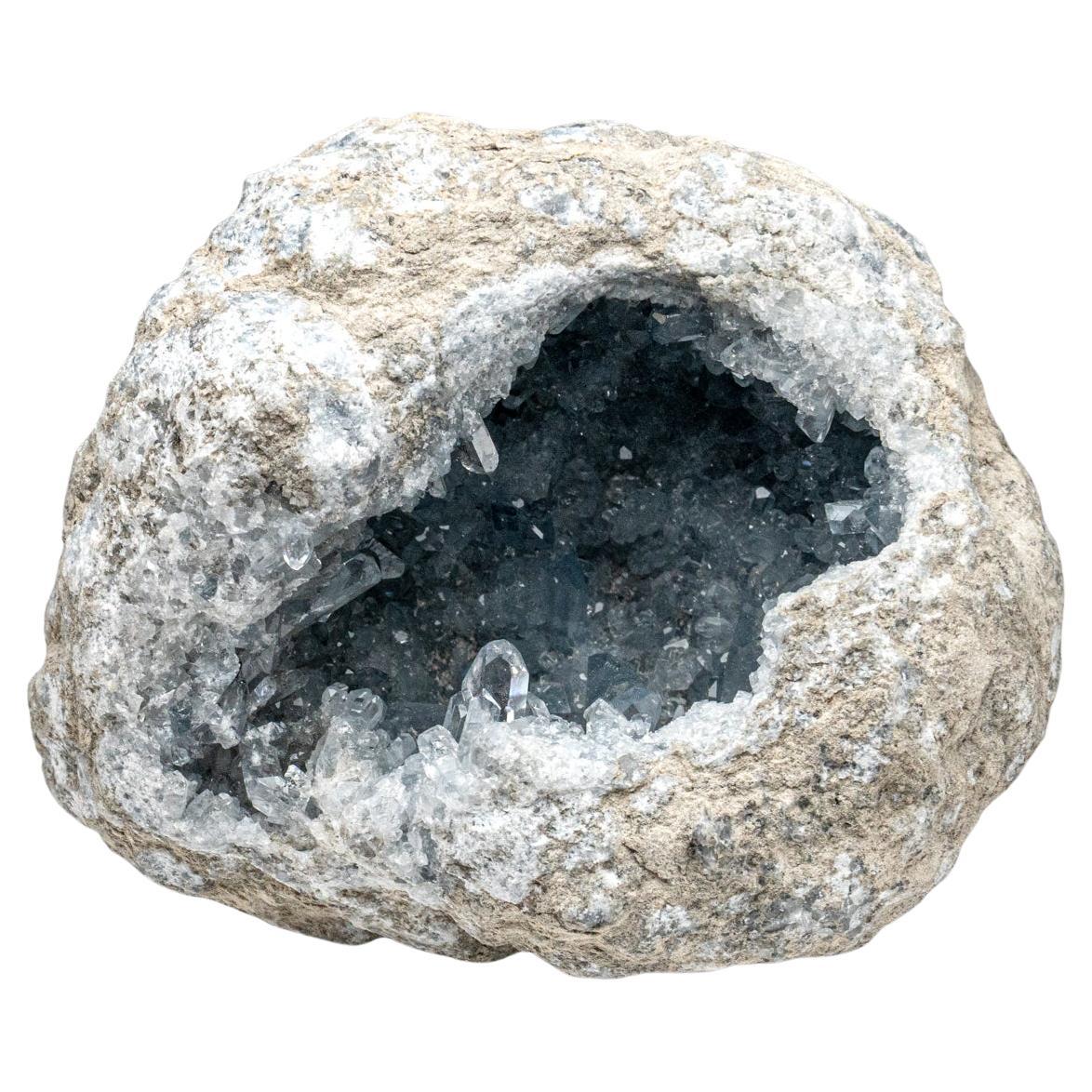 Blue Celestite Cluster From Sankoany, Ketsepy Mahajanga, Madagascar (11.5 lbs)