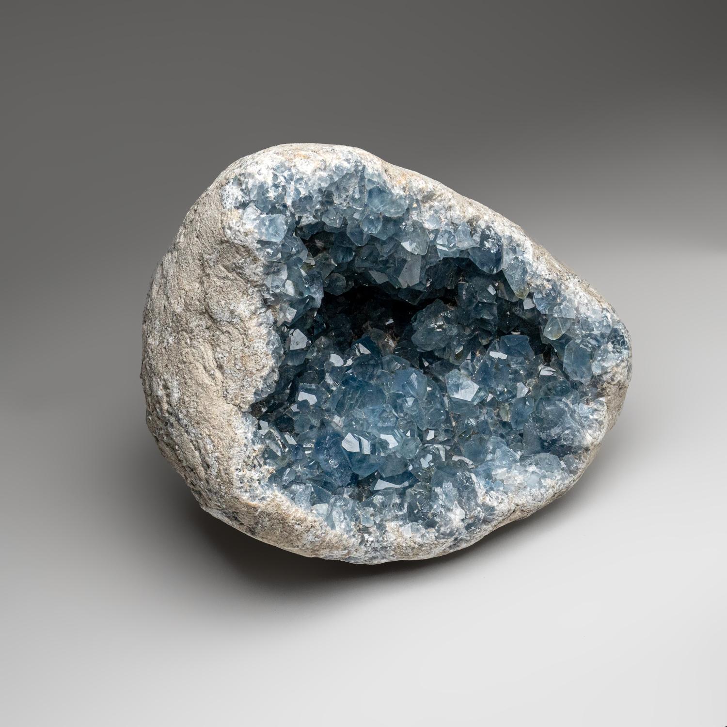 Malgascio Blue Celestite Cluster From Sankoany, Ketsepy Mahajanga, Madagascar (26 lbs) in vendita