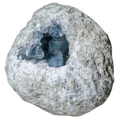 Cluster di celestite blu da Sankoany, Ketsepy Mahajanga, Madagascar (26 libbre)