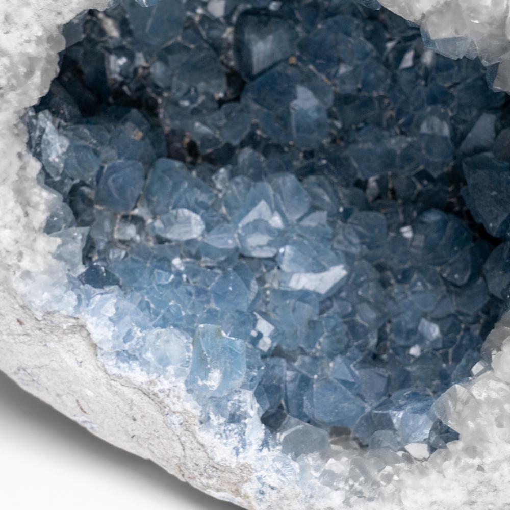 XXI secolo e contemporaneo Blue Celestite Cluster From Sankoany, Ketsepy Mahajanga, Madagascar (50 lbs) in vendita