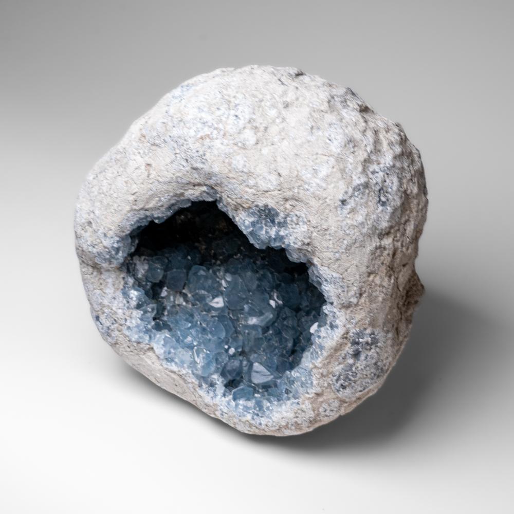Blue Celestite Cluster From Sankoany, Ketsepy Mahajanga, Madagascar (50 lbs) in vendita 1