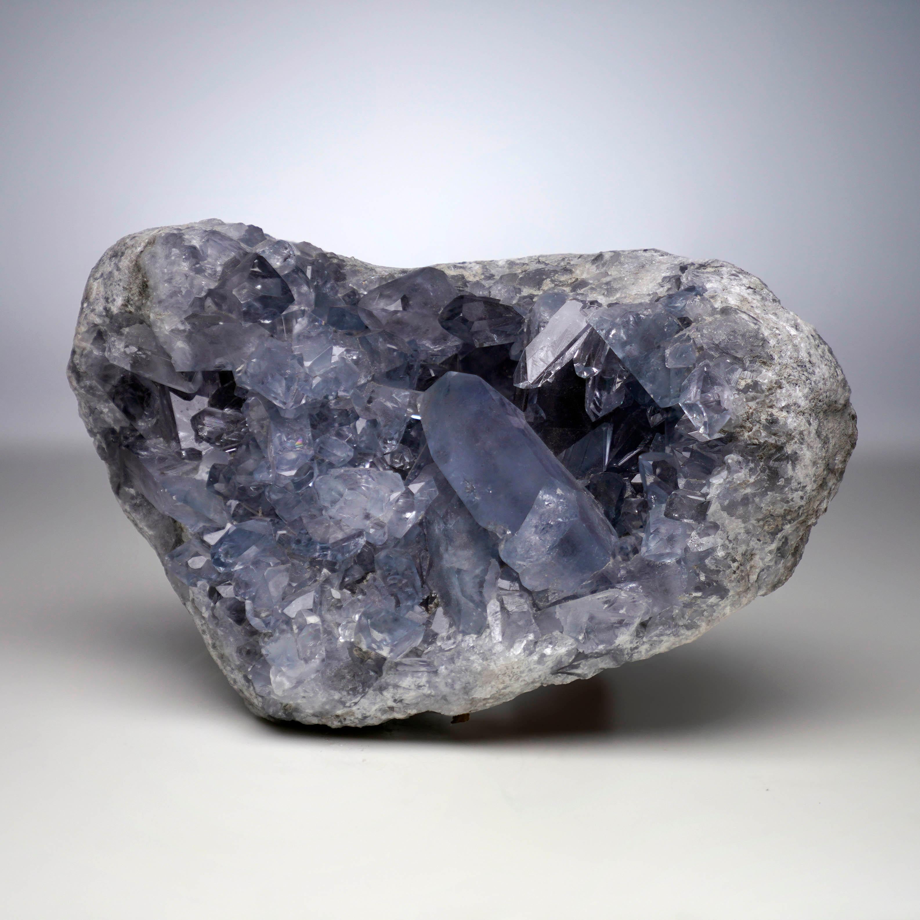 blue geode rock
