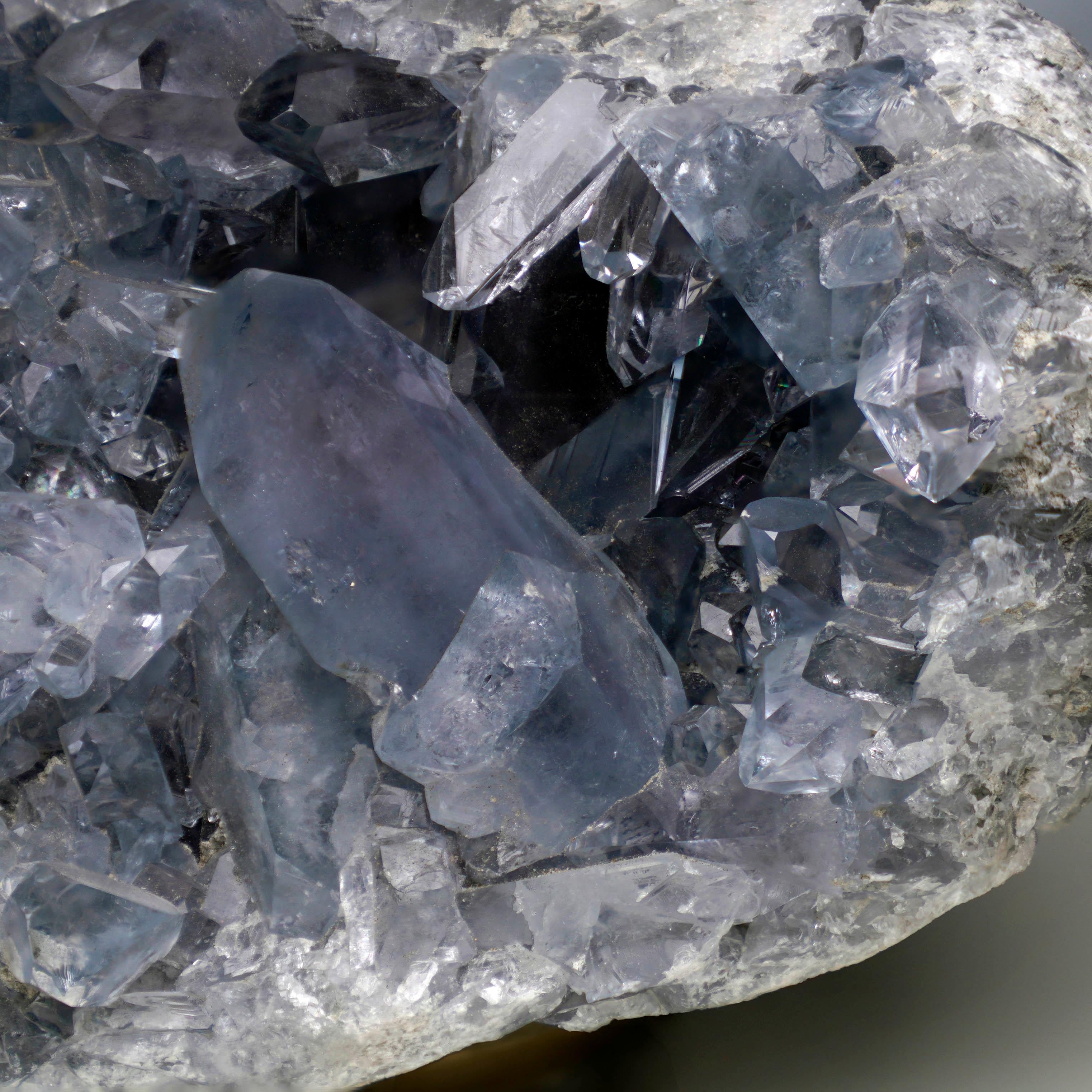 blue geode crystal
