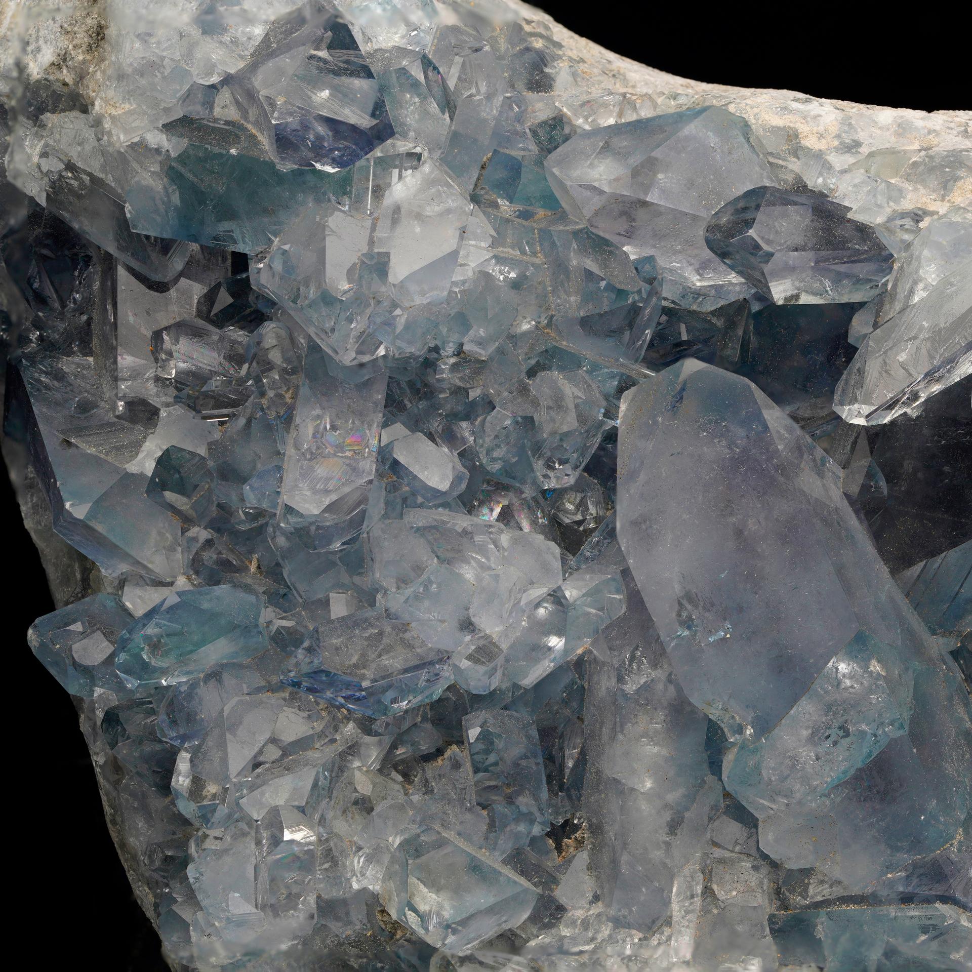 Malagasy Blue Celestite Geode from Madagascar // 11.5 Lb For Sale