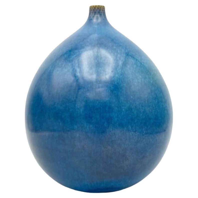 Blaue Keramik von Stig Lindberg im Angebot