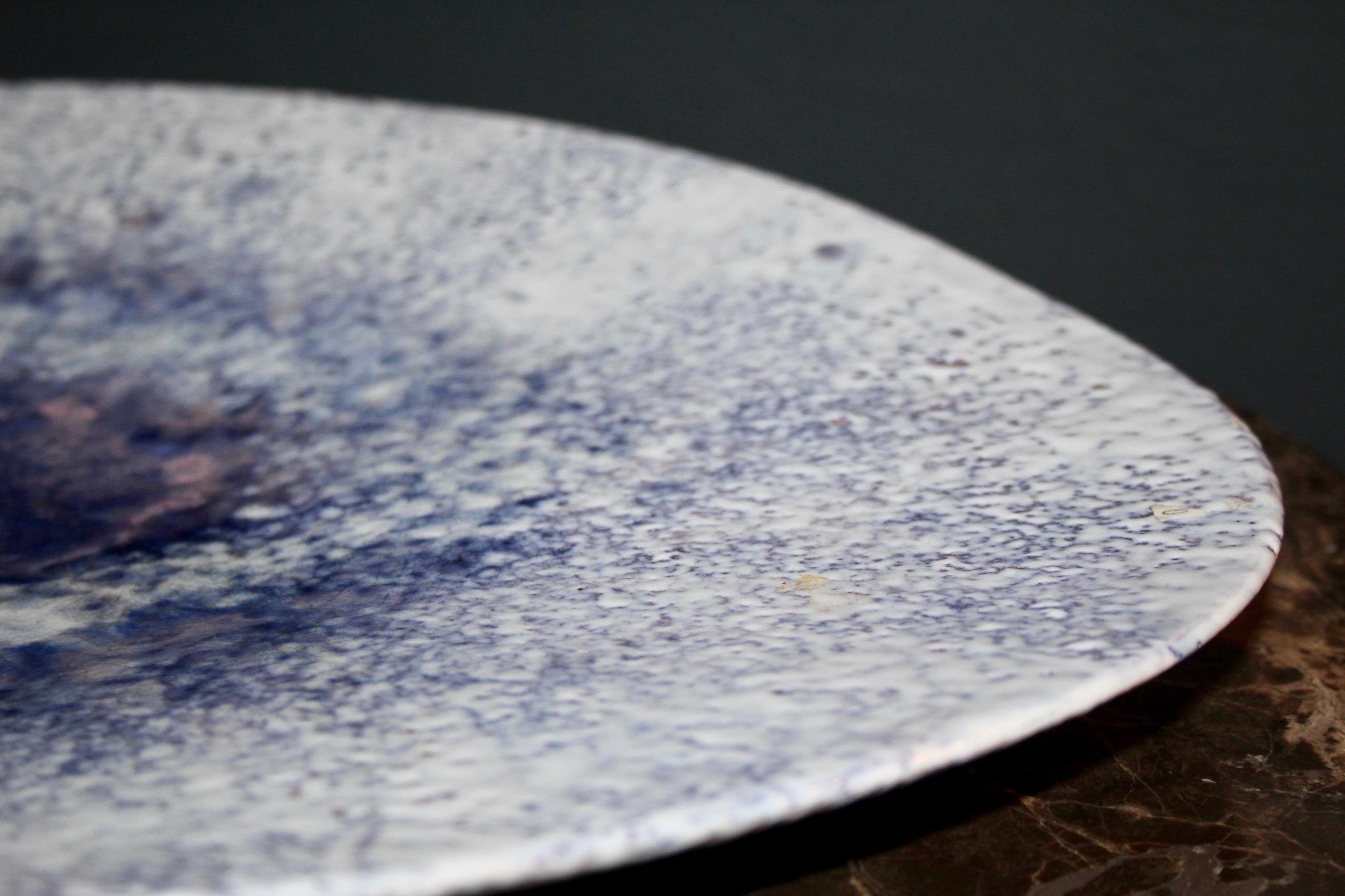 Vide poche decorativo de cerámica azul Cerámico en venta