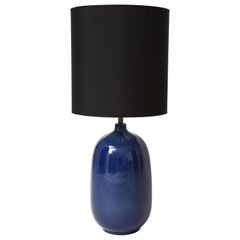 Blue Ceramic Lotte & Gunnar Bostlund Lamp