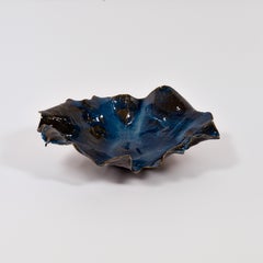 Blue Ceramic Serving Bowl
