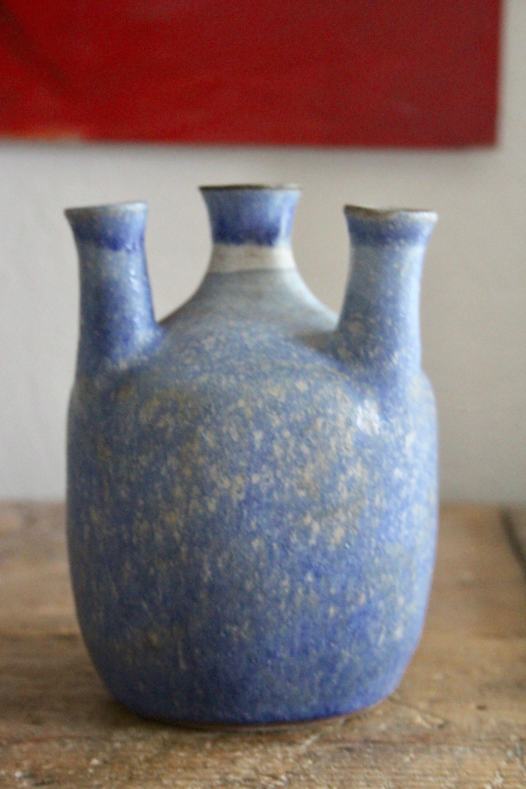 Blue ceramic vase  1