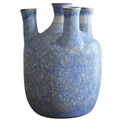 Blue ceramic vase 