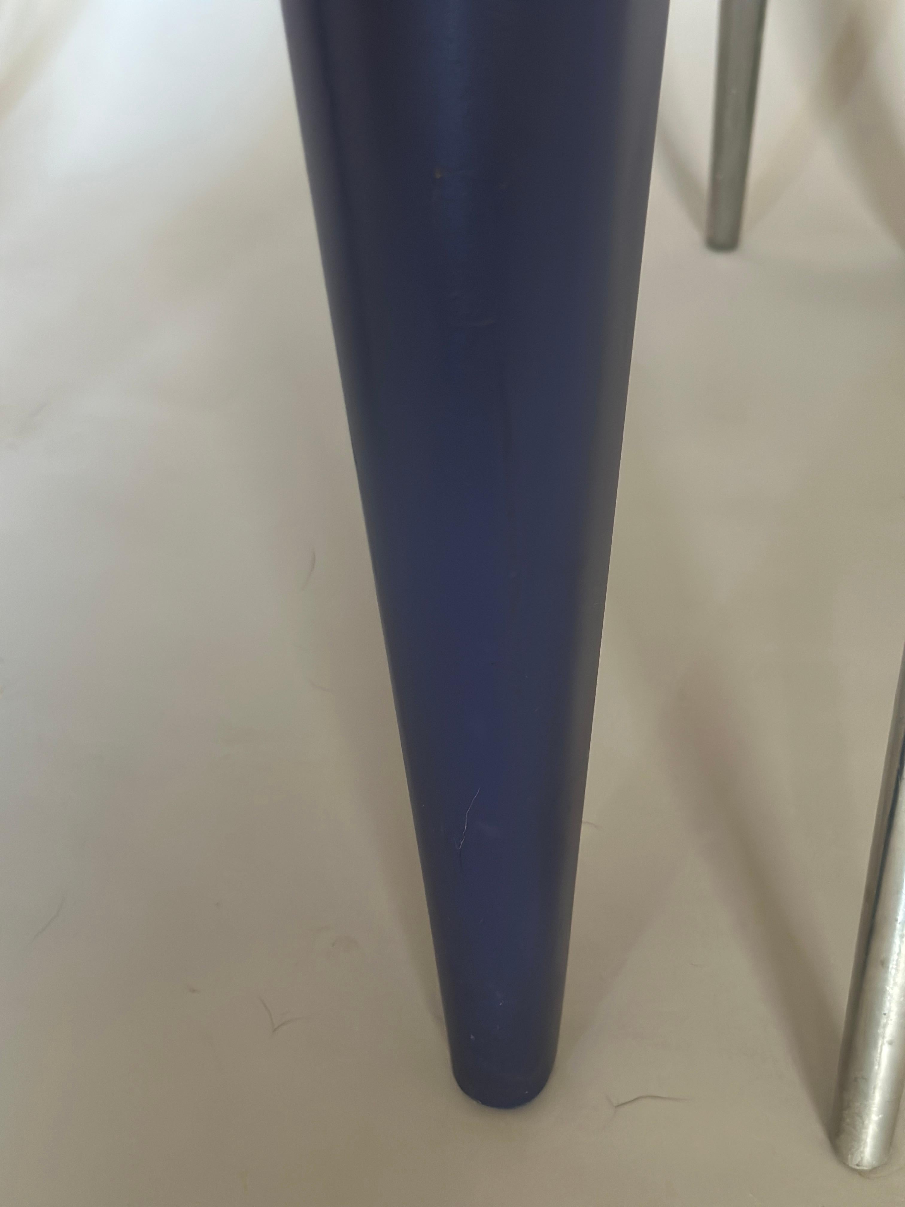 German Blue Chair Louis 20 by Philipe Starck for Vitra, circa 1990s For Sale