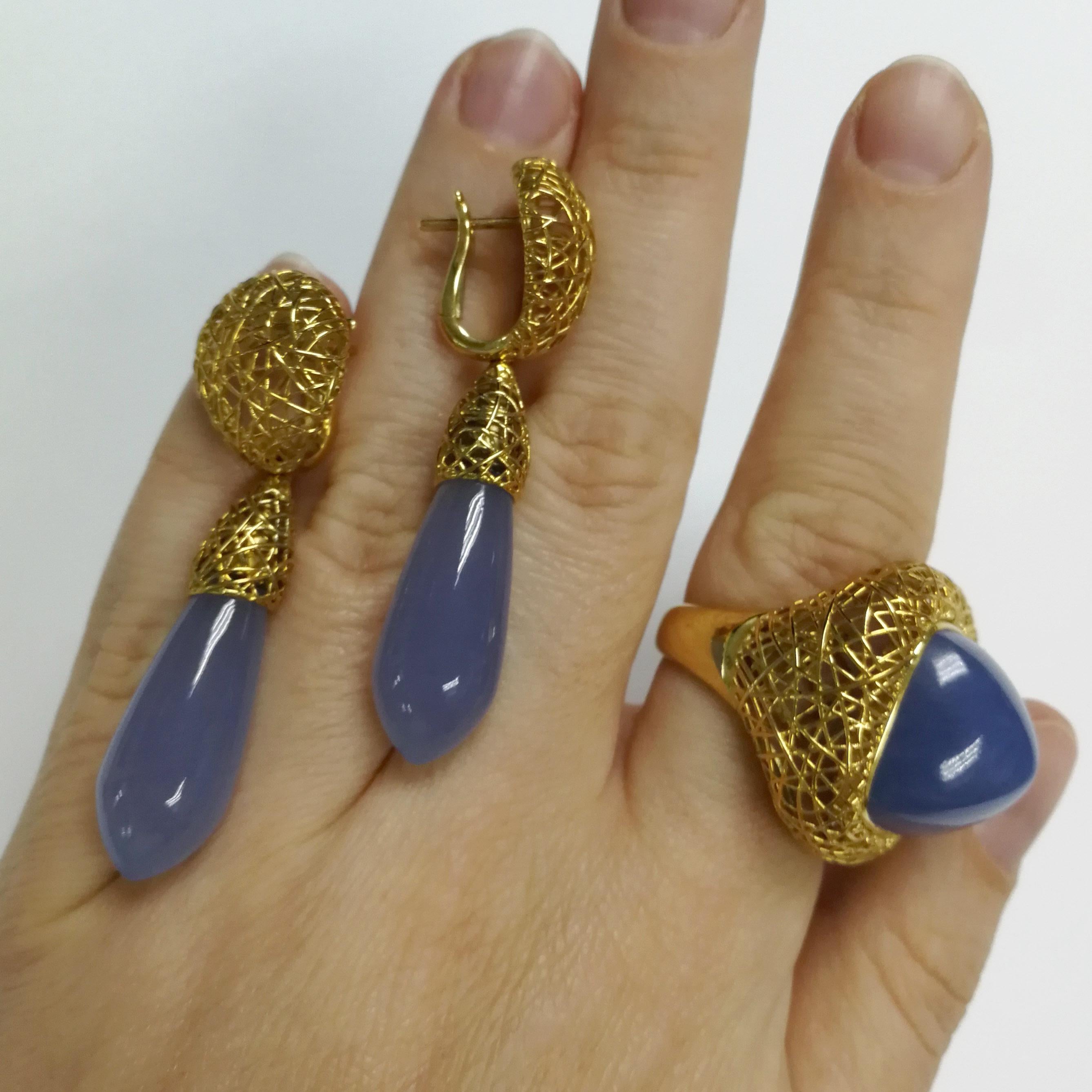 blue chalcedony stone price