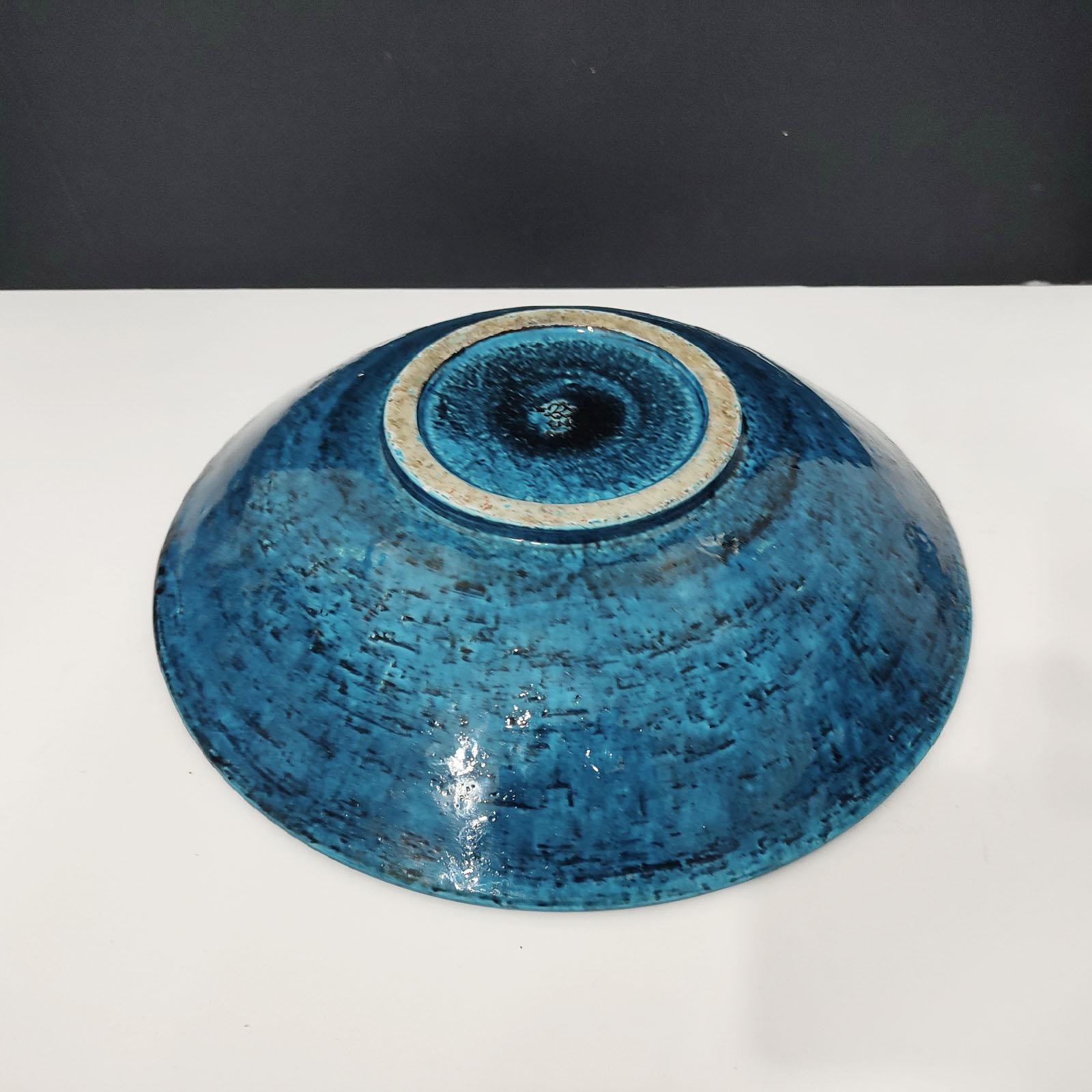 Blue Chamotte Ceramic Bowl by Charlotte Hamilton for Rörstrand, 1940s For Sale 3