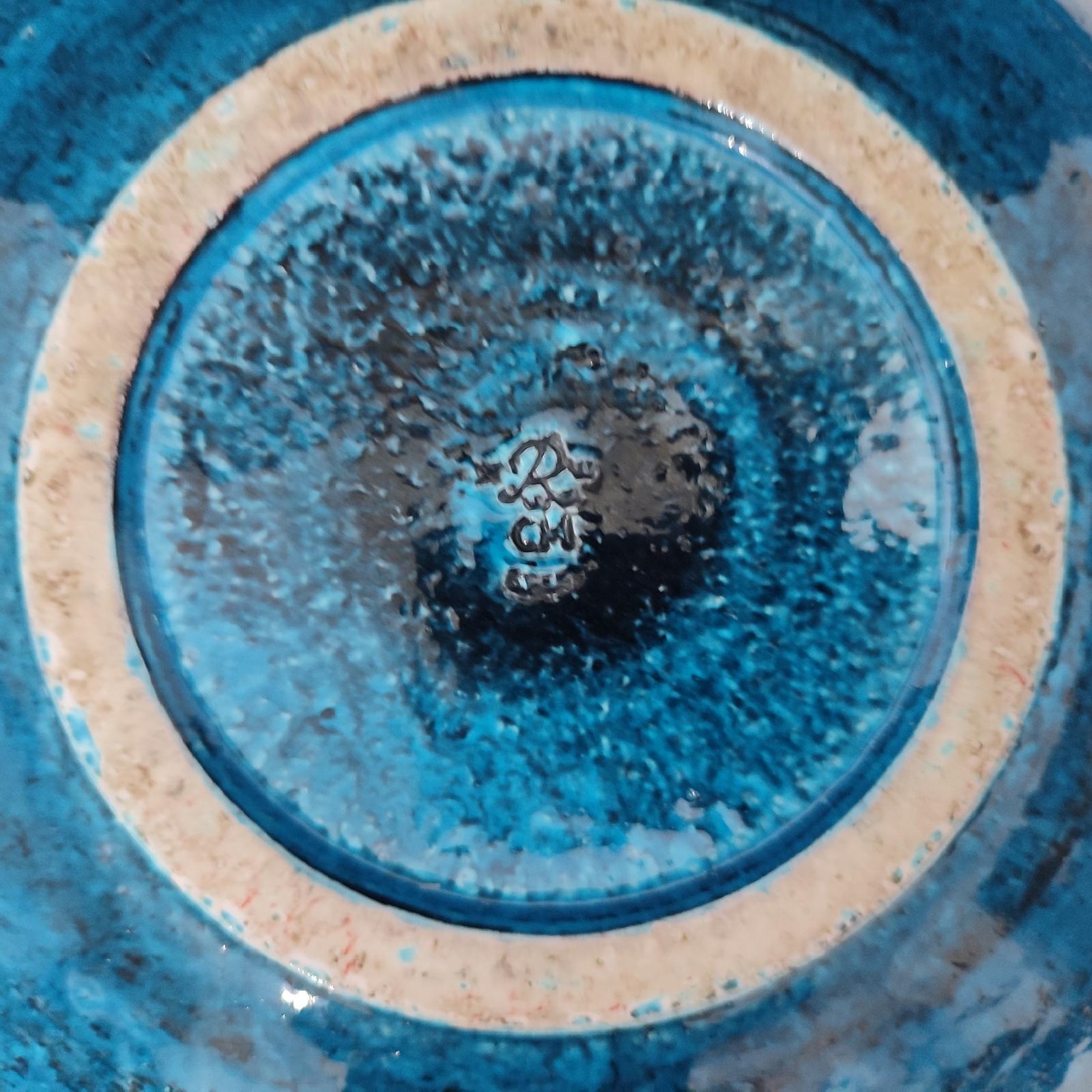 Blue Chamotte Ceramic Bowl by Charlotte Hamilton for Rörstrand, 1940s For Sale 4