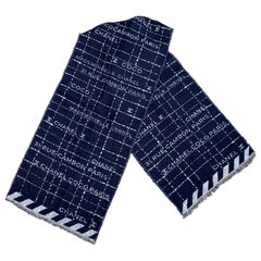 Blue Chanel scarf