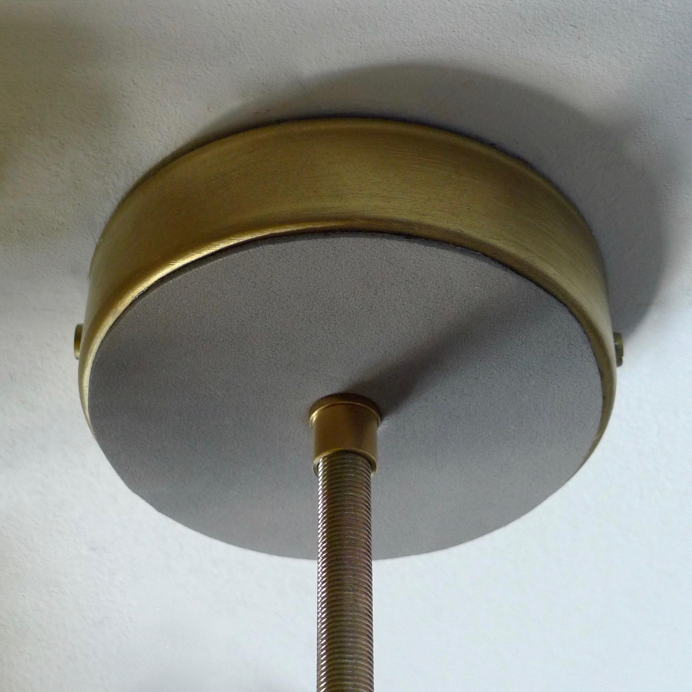 Brass Blue Charme Pendant Lamp, Sander Bottinga