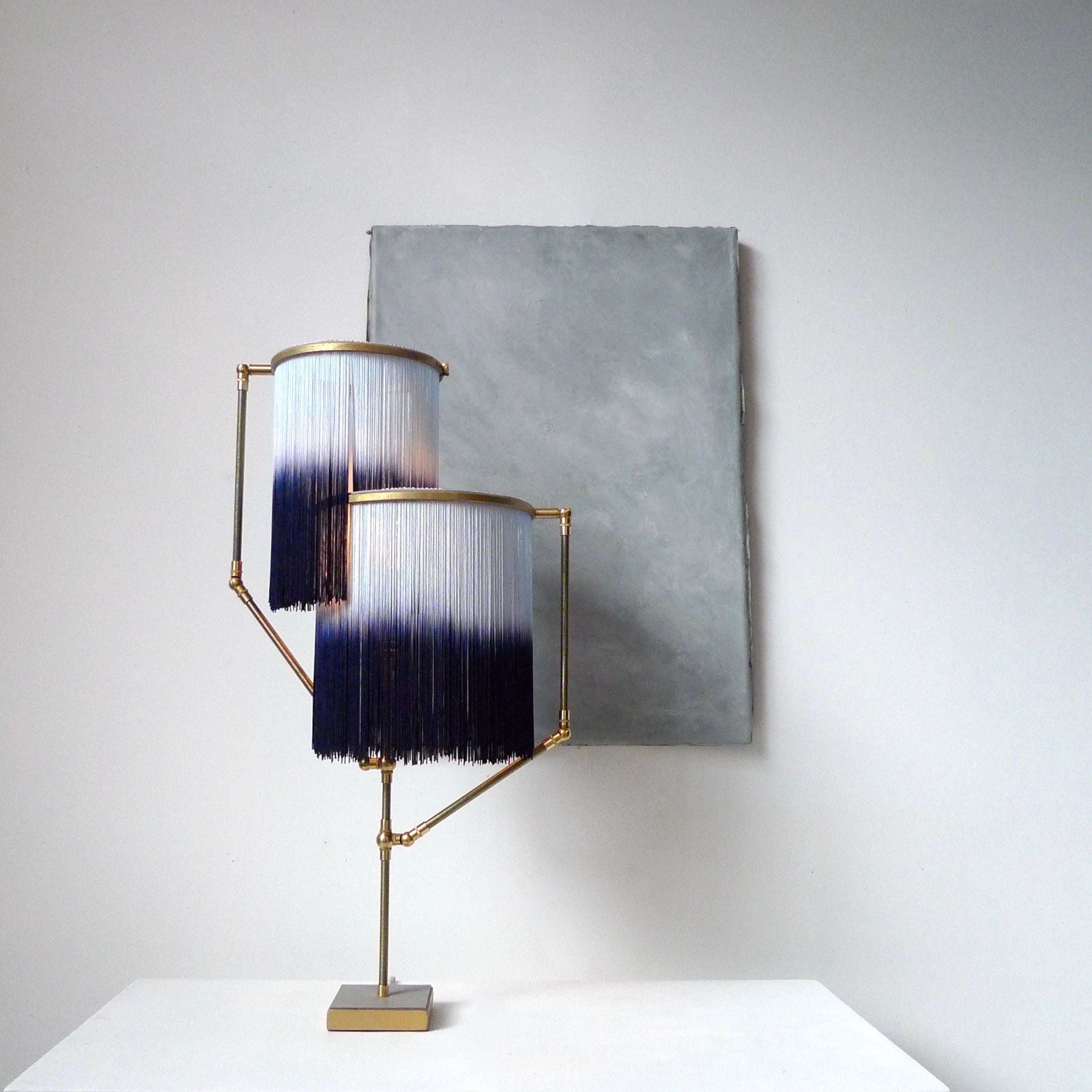 Postmoderne Lampe de bureau à breloques bleues, Sander Bottinga en vente