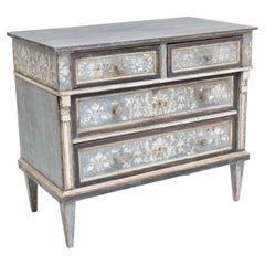 Blue Chest of Drawers, 19th Century