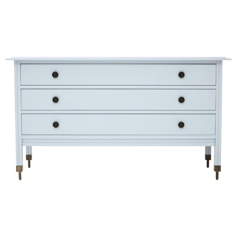 Blue Chest of Drawers by Carlo de Carli, Sormani Edition, Italy, circa 1963 For Sale