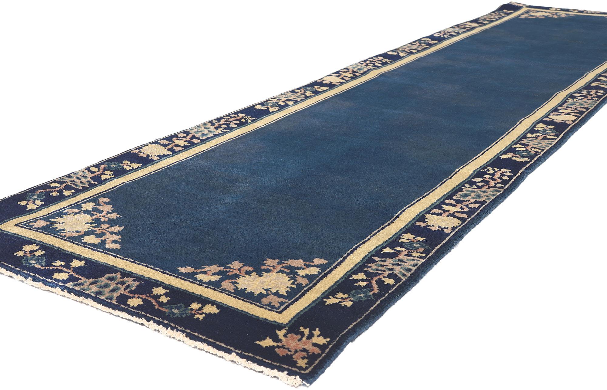 30995 Modern Chinese Art Deco Rug with Chinoiserie Chic Style, 02'05 x 09'10.
Chinoiserie Chic meets Modern Luxe in this hand knotted wool Chinese Art Deco style runner. The timeless style and lavish texture woven into this piece work together