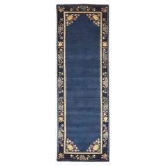 Camino de Mesa Chino Azul Estilo Art Decó, Chinoiserie Chic Meets Modern Luxe