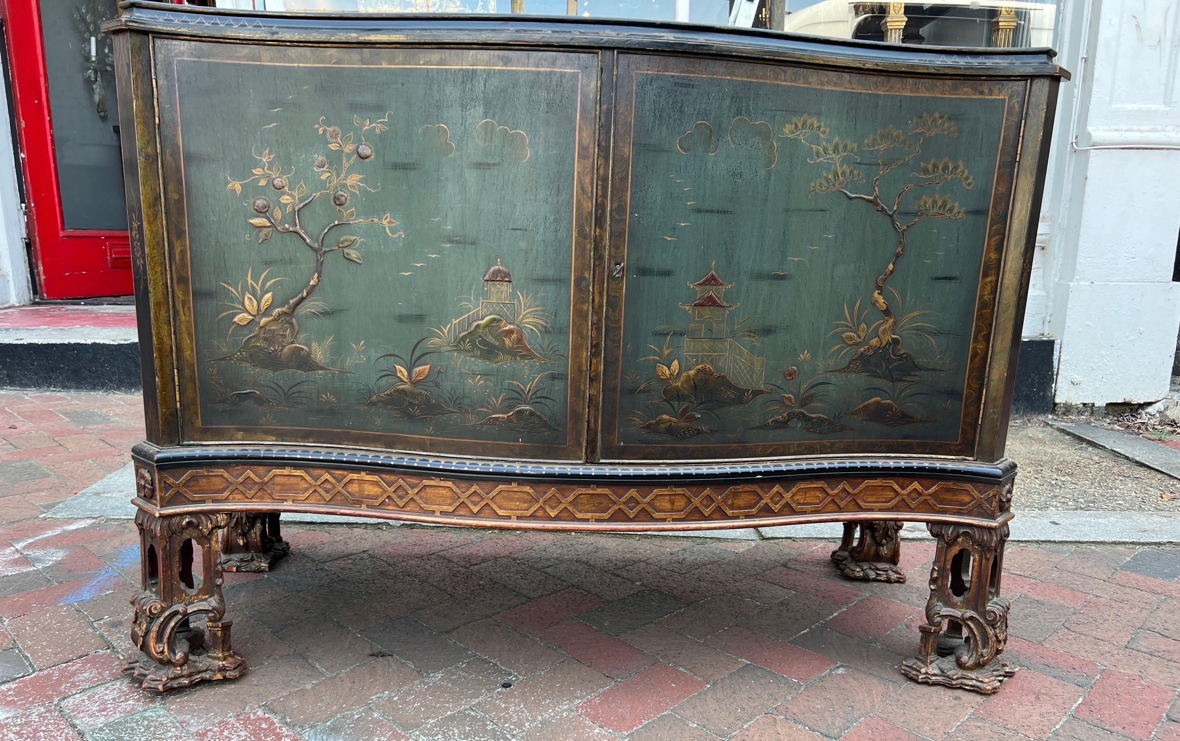 chinoiserie bathroom vanity