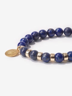 Blaues Stadt-Lapislazuli-Armband
