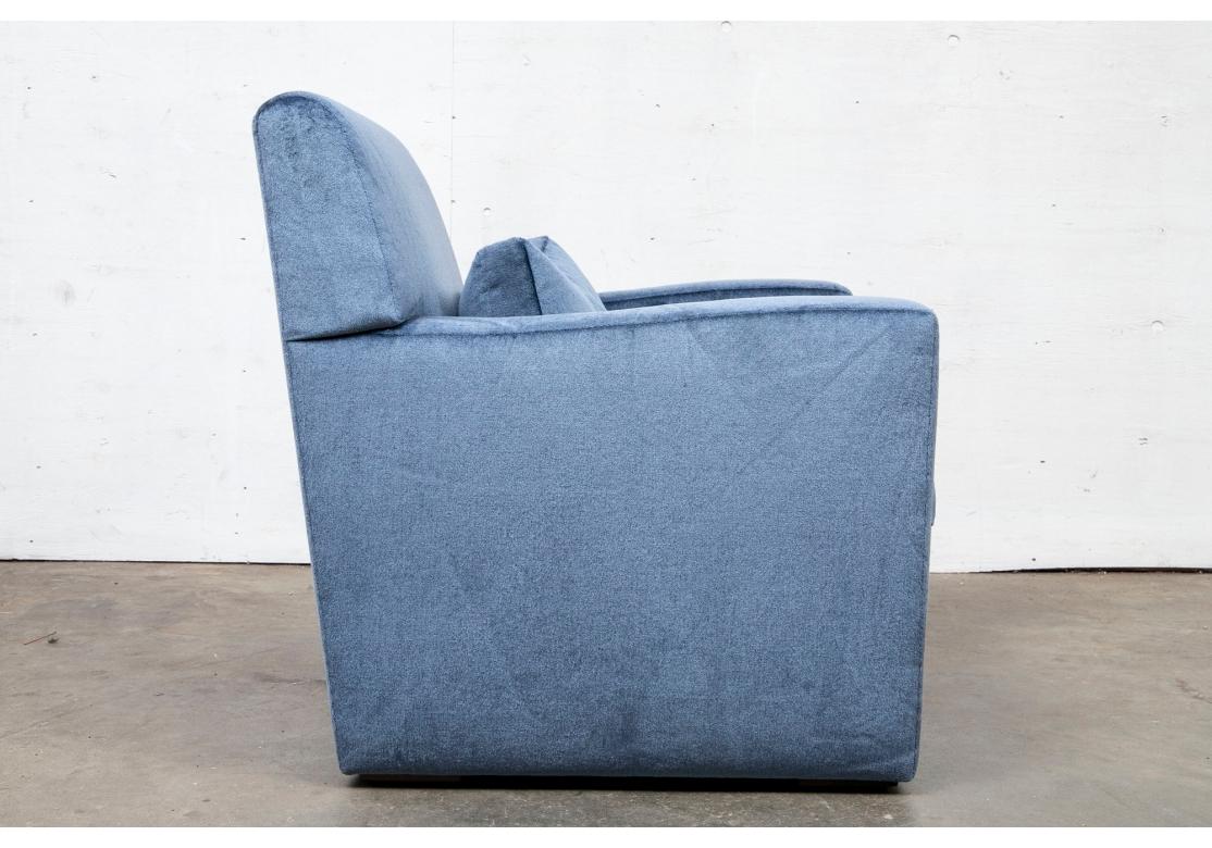 Blue Club Chair By Furniture Masters For Sale 4