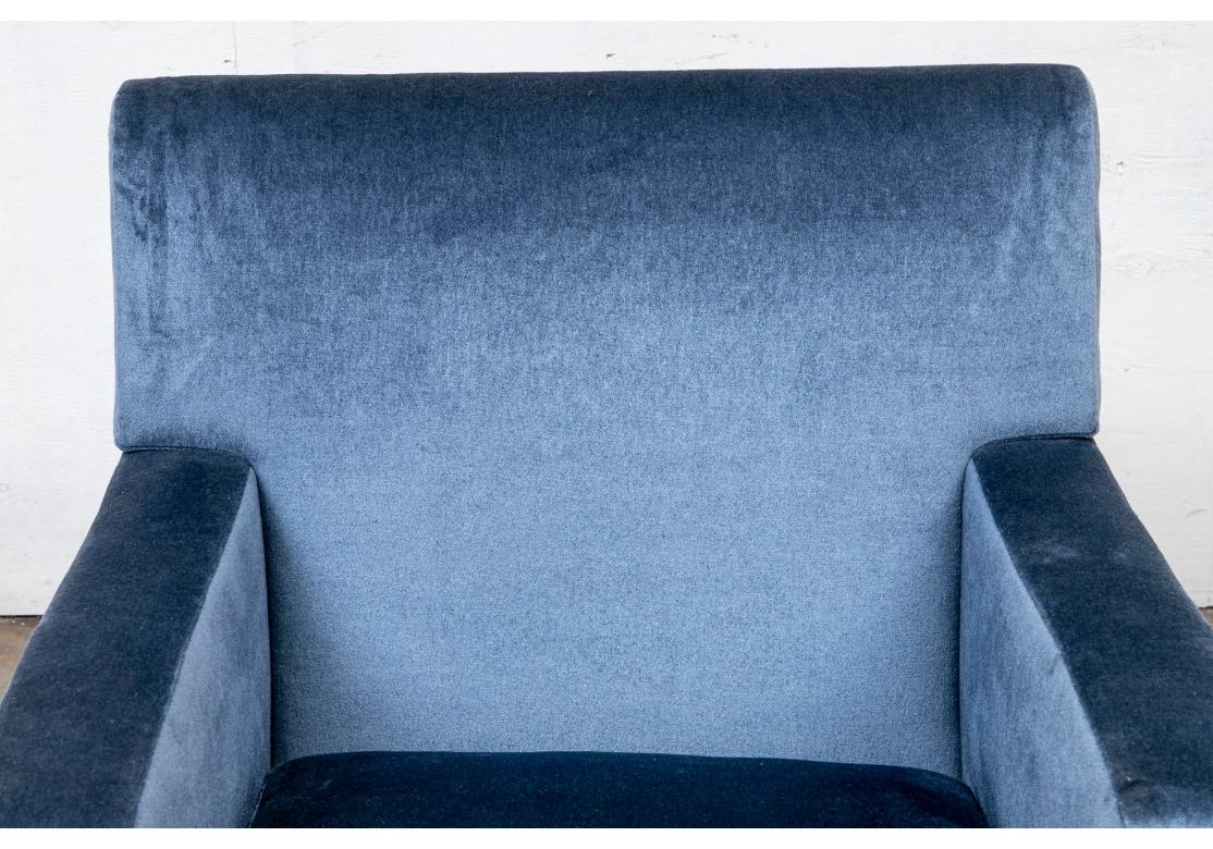 Tissu Fauteuil club bleu par Furniture Masters en vente