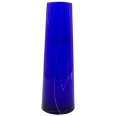 Blue Cobalt Vase, Northern Europe, 1970s