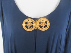 Nina Ricci Paris Blue Cocktail Dress