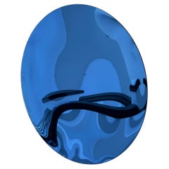 Blue Concave Mirror 100 cm/ 39" Diameter