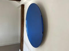 Portofino Blue Concave Mirror with Silvered Low-Iron Glass