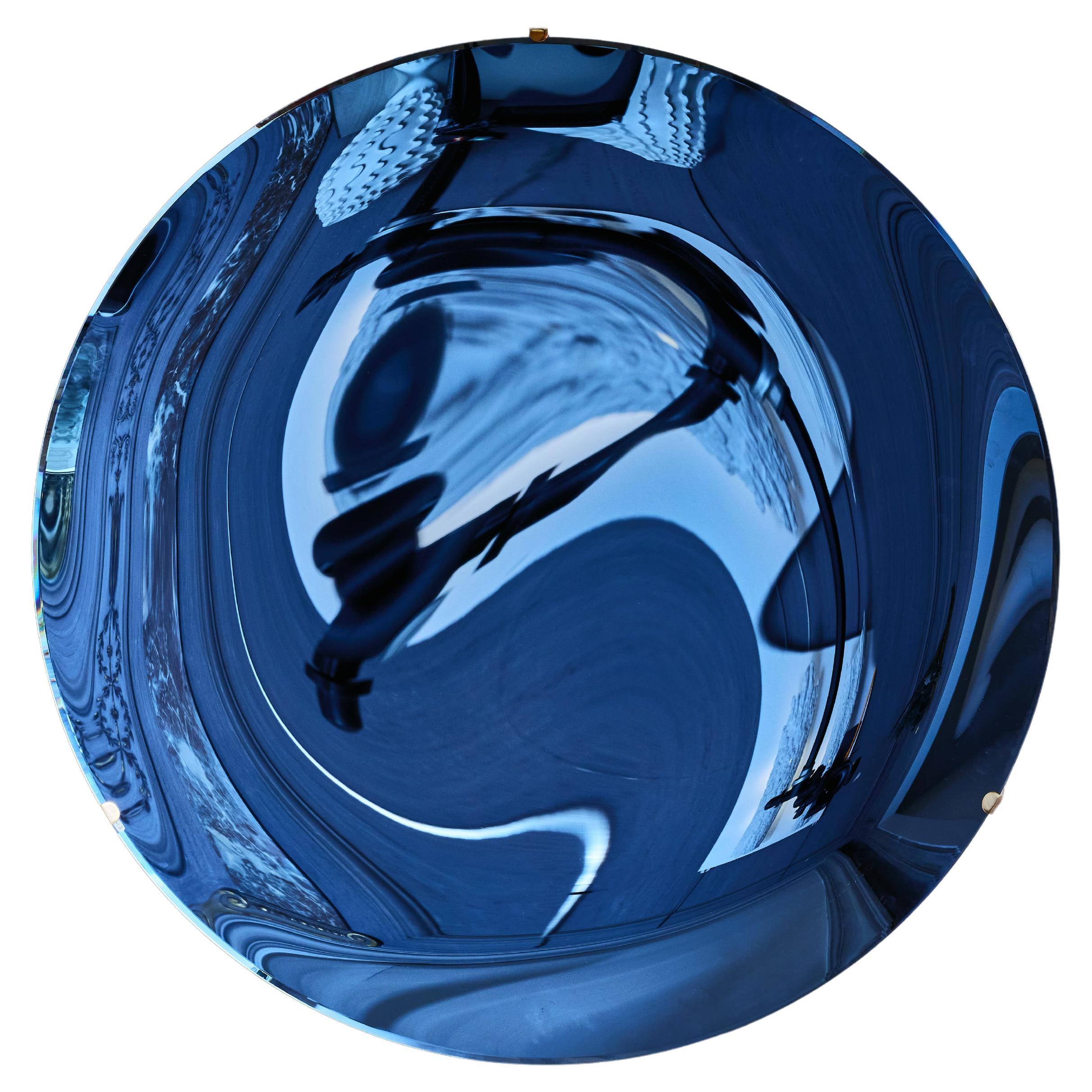 Espejo "Cóncavo" Azul