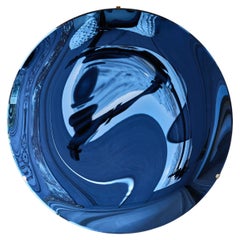 Espejo "Cóncavo" Azul