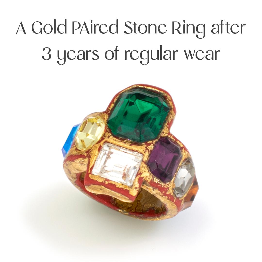 Im Angebot: Blauer zeitgenössischer Statement-Ring – auf Bestellung gefertigt von Claire Webb () 3