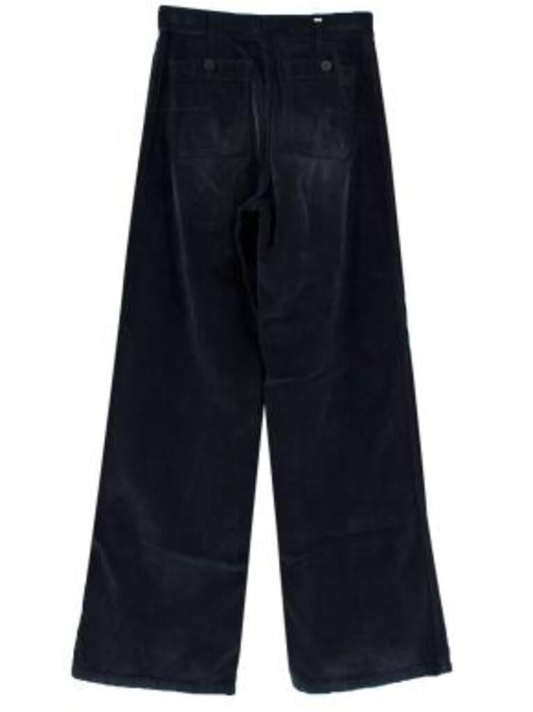 Women's Blue Corduroy Jacket & Pants For Sale