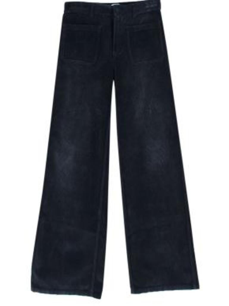 Blue Corduroy Jacket & Pants For Sale 1
