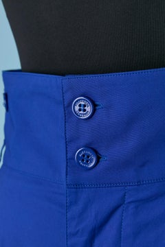 Blue cotton bermuda ALEXANDRE VAUTHIER