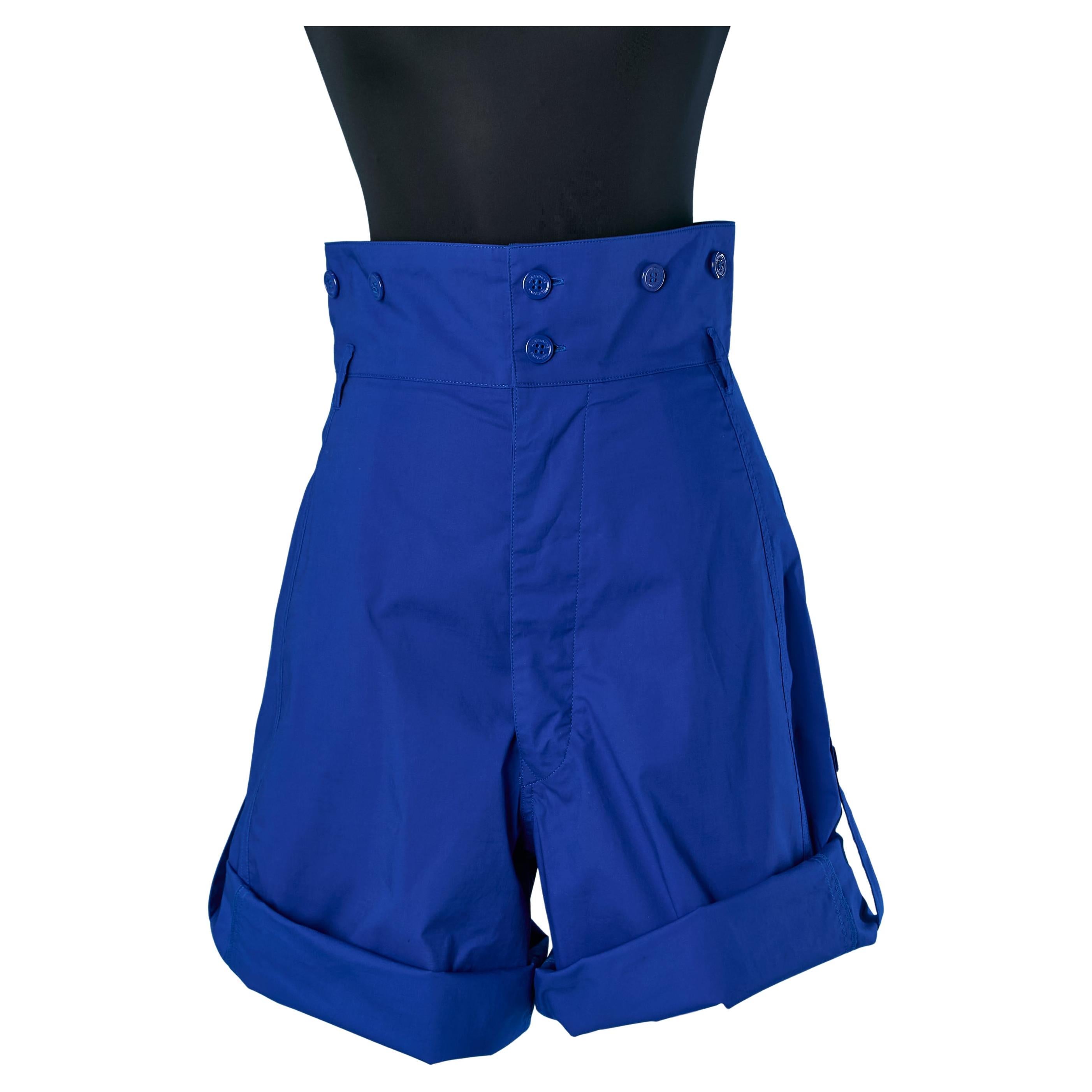 Bermuda in cotone blu ALEXANDRE Vauthier in vendita