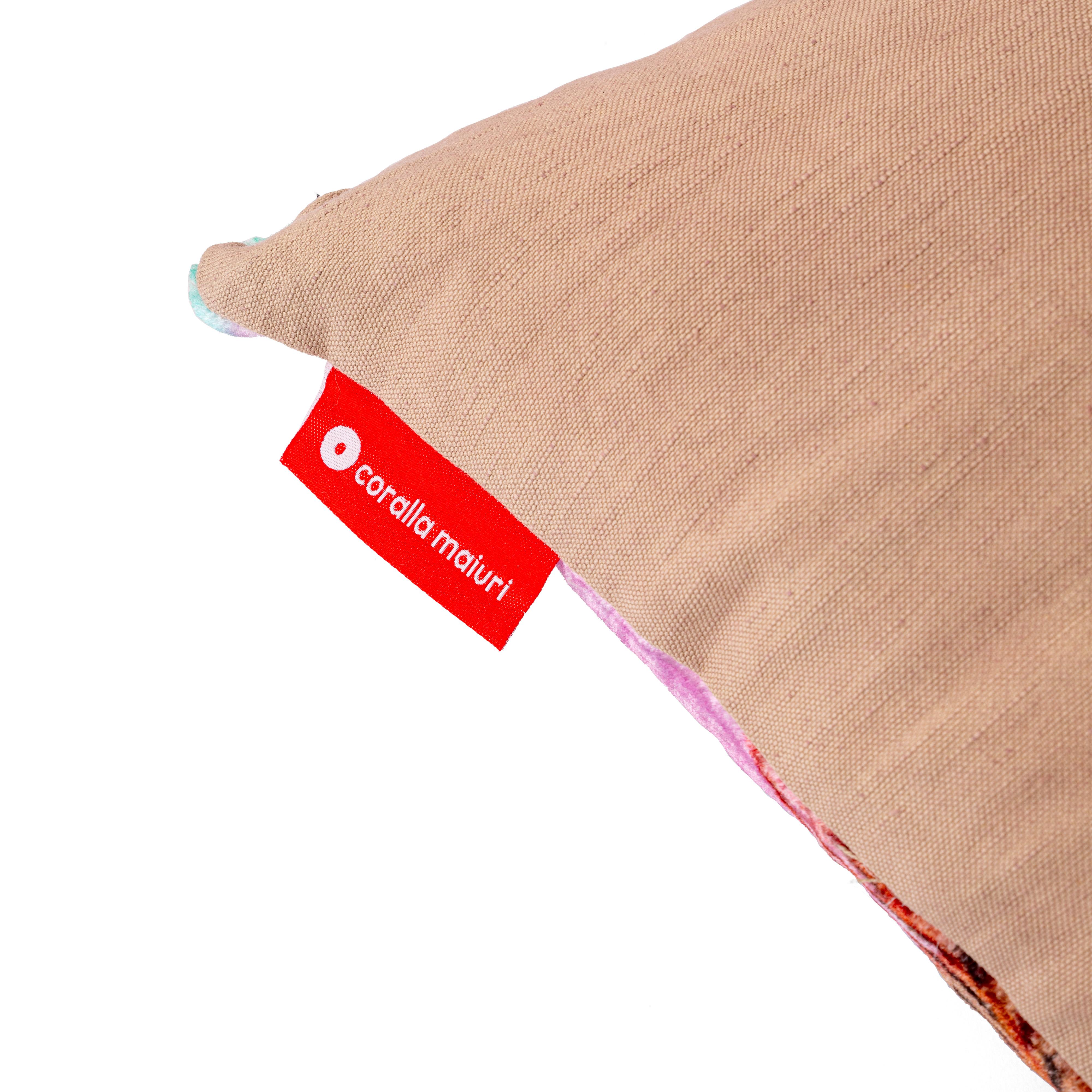 Italiano Cuscino mucca blu in vendita