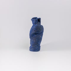 Blue Cratered Vessel by Alex Muradian