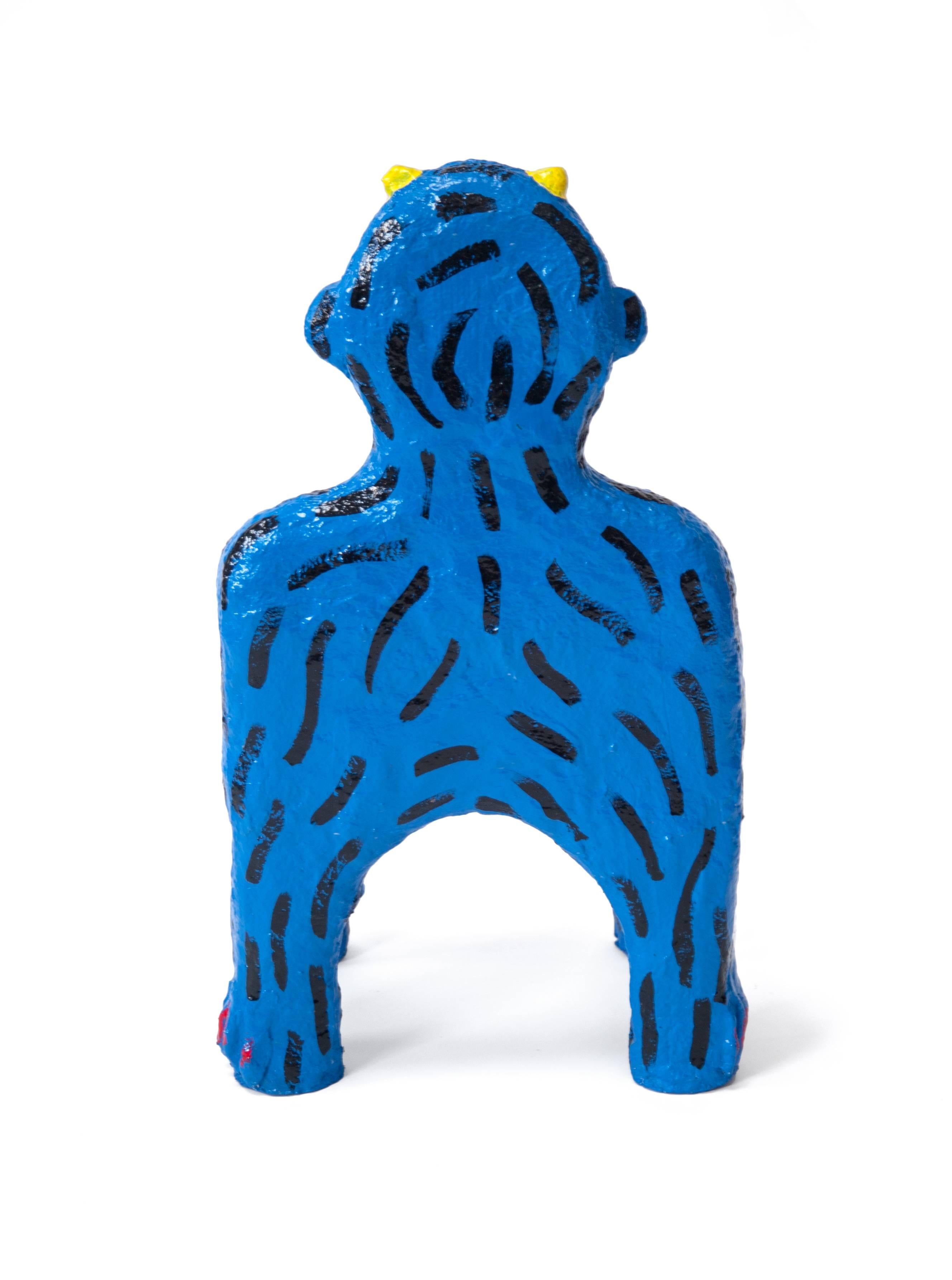 Blue Creature Child Chair by Brett Douglas Hunter, USA, 2018 In Excellent Condition For Sale In New York, NY