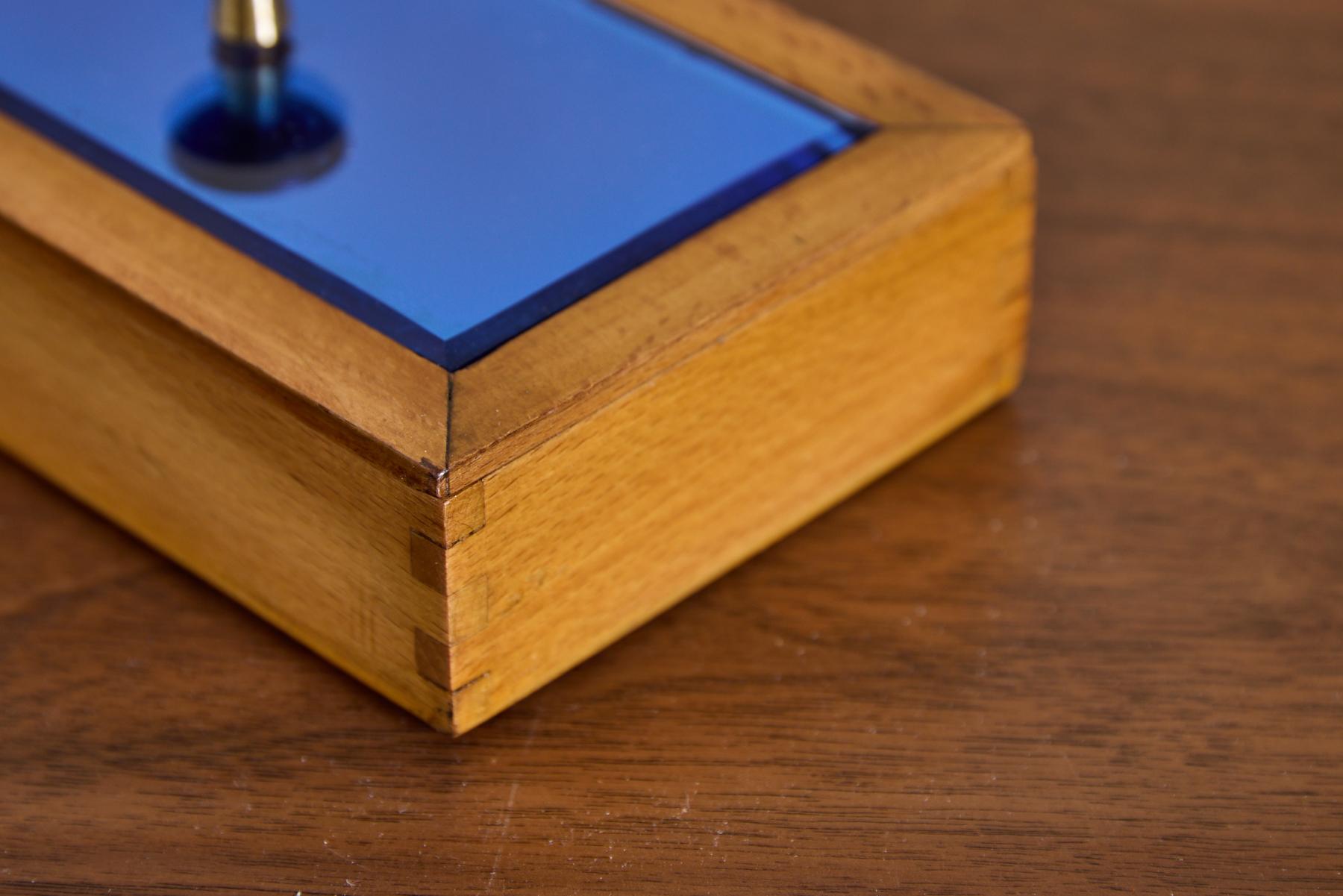 Caja Cristal Arte Azul en venta 1