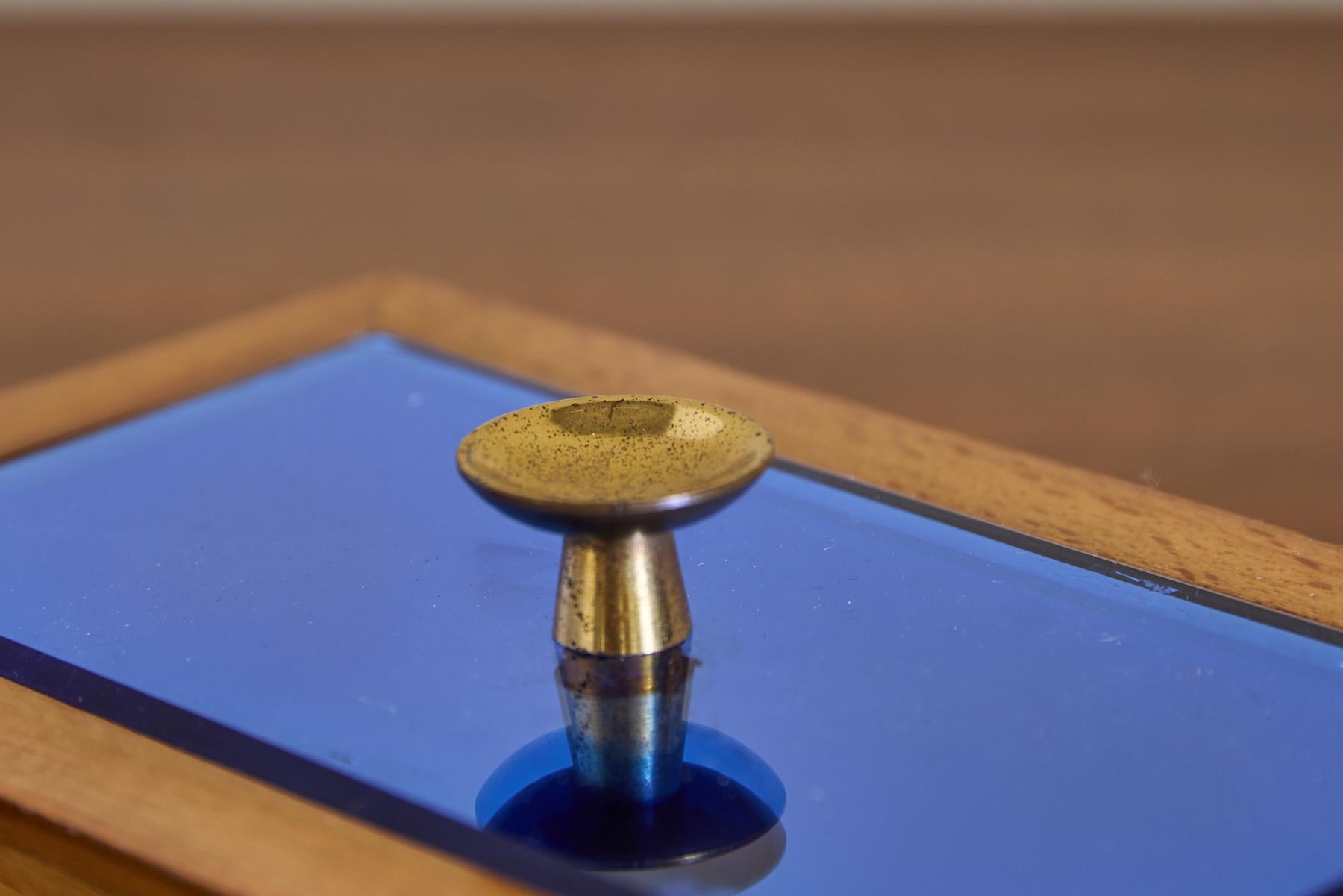 Caja Cristal Arte Azul en venta 3