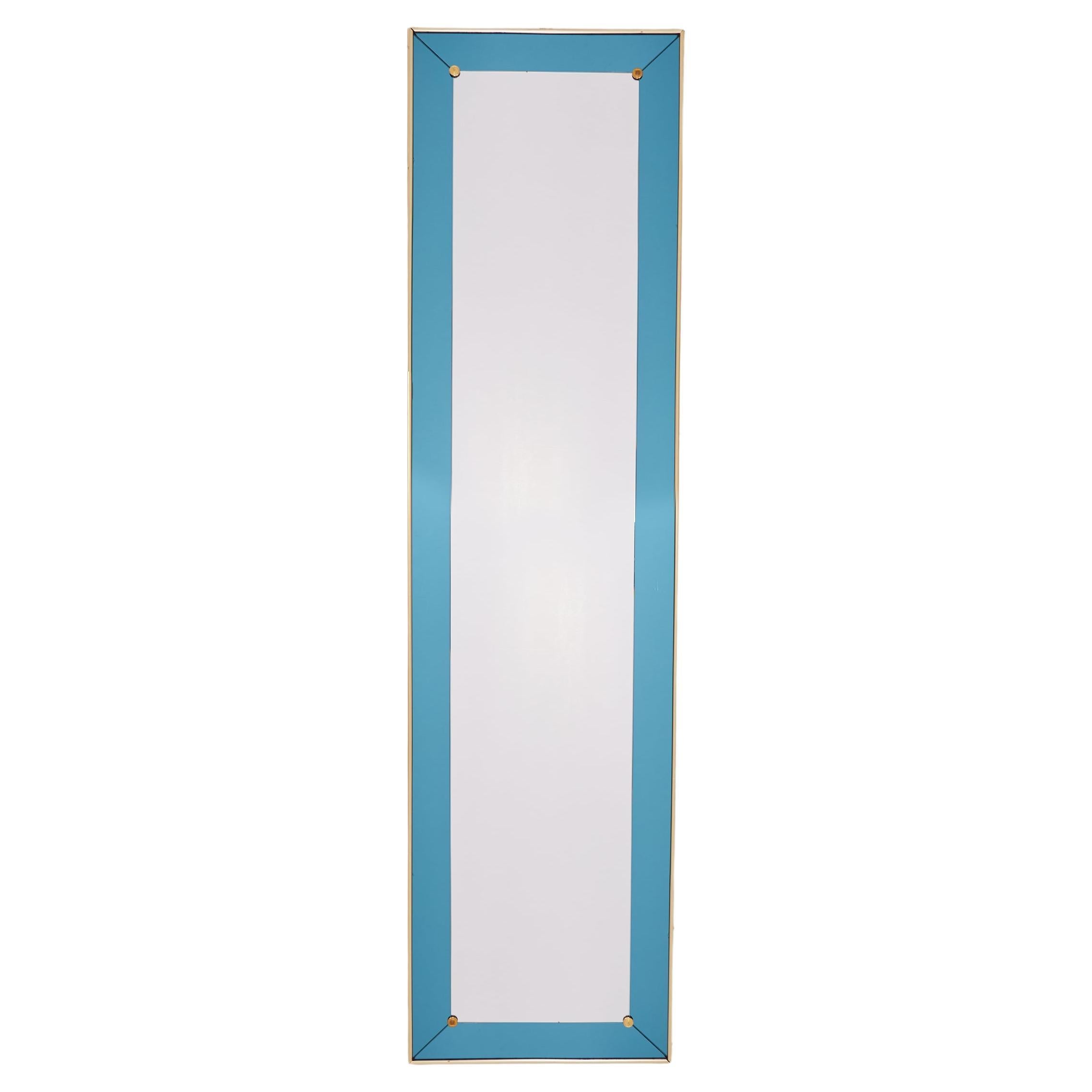 Blue Cristal Art mirror
