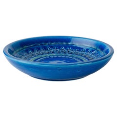 Blue Decorative Plate by Aldo Londi