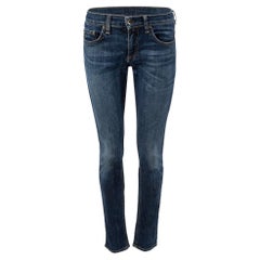 Blue Denim Dre Straight Leg Jeans Size XS