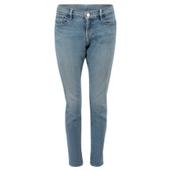 Blaue Denim Le Garçon Straight Leg Jeans Größe S